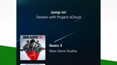 Capture d'écran de Xbox Game Streaming 3