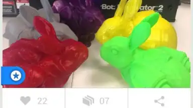 Capture d'écran de Thingiverse 7
