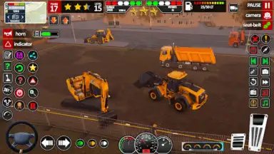 Capture d'écran de JCB Game Snow Excavator Games 3
