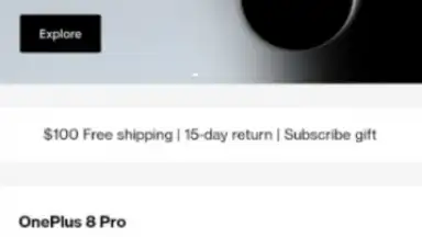 Capture d'écran de OnePlus Store 4