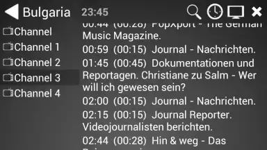 Capture d'écran de ProgTV 4