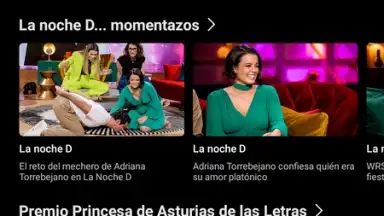 Capture d'écran de RTVE Play 6
