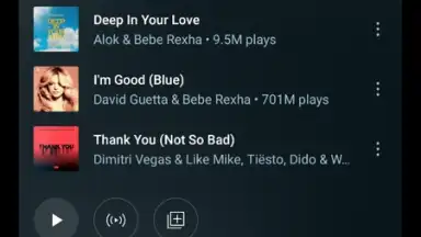 Capture d'écran de YouTube Music (Android TV) 9