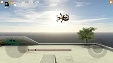 Capture d'écran de Stickman Skate Battle 7