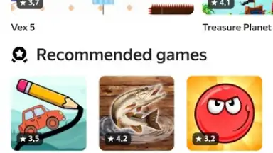 Capture d'écran de Yandex Games 2