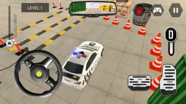 Capture d'écran de Police Car Parking Simulator 4