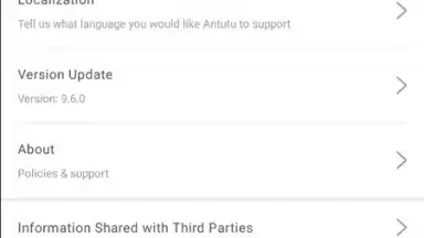 Capture d'écran de AnTuTu Benchmark 4