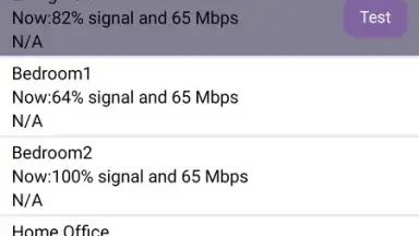 Capture d'écran de WiFi Analytics 1