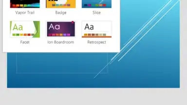 Capture d'écran de Microsoft PowerPoint 4