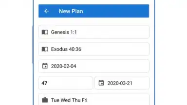 Capture d'écran de Bible Plan 4