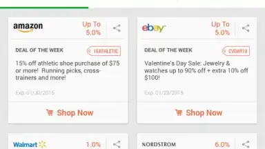 Capture d'écran de Rakuten Ebates 4