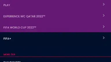 Capture d'écran de FIFA Official App 10
