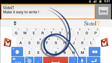 Capture d'écran de SlideIT Google Skin 2