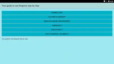 Capture d'écran de kingroot Root Pro Guide 1