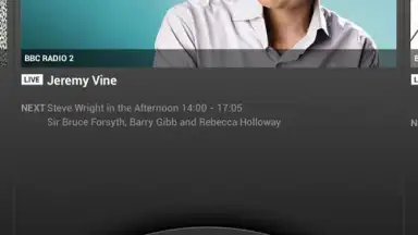 Capture d'écran de BBC iPlayer Radio 8
