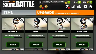 Capture d'écran de Stickman Skate Battle 8