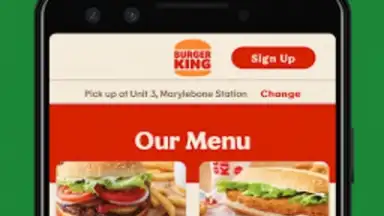 Capture d'écran de Burger King App: Food & Drink 9
