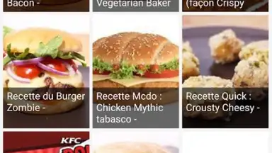 Capture d'écran de Recettes Sandwichs 3