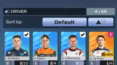 Capture d'écran de F1 Clash - Car Racing Manager 17