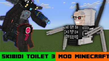 Capture d'écran de SKIBIDI TOILET 3 for Minecraft 2