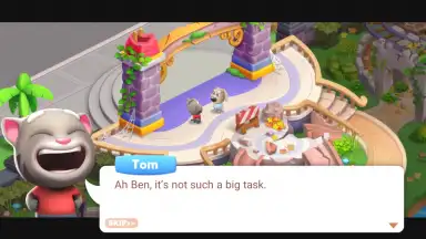Capture d'écran de Talking Tom Fun Fair 4