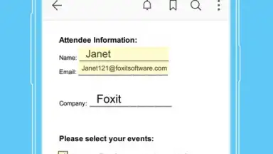 Capture d'écran de Foxit PDF 1