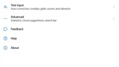 Capture d'écran de Yandex Keyboard 19