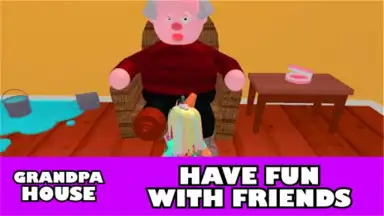 Capture d'écran de Grandpa house horror in roblox 2