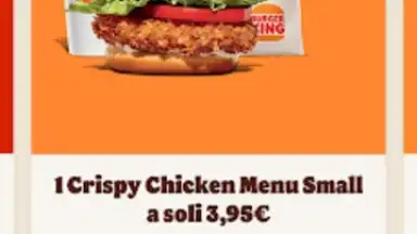 Capture d'écran de Burger King Italia 6