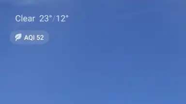Capture d'écran de Weather - By Xiaomi 1