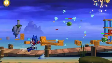 Capture d'écran de Angry Birds Transformers 3