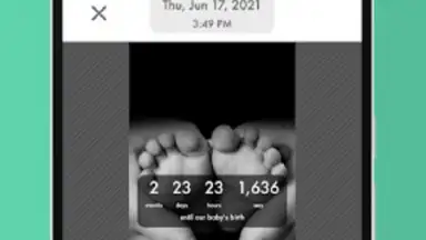 Capture d'écran de Baby Countdown 10