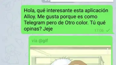 Capture d'écran de Alloy -free messaging app 1