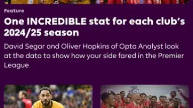 Capture d'écran de Premier League - Official App 7