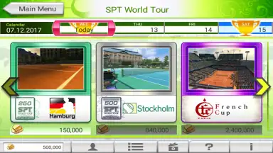 Capture d'écran de Virtua Tennis Challenge 3