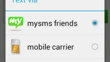 Capture d'écran de mysms - SMS anywhere 5