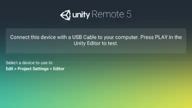 Capture d'écran de Unity Remote 5 4