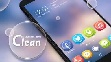 Capture d'écran de Clean GO Launcher Theme 1