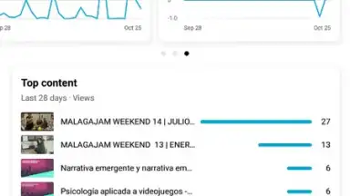 Capture d'écran de YouTube Studio 7