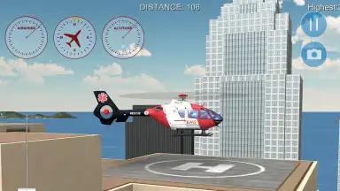 Capture d'écran de Helicopter Flight Simulator 7
