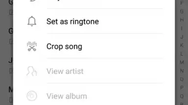Capture d'écran de Huawei Music 7