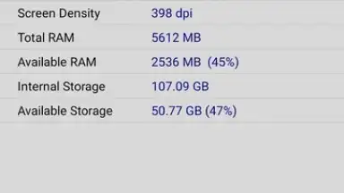 Capture d'écran de CPU-Z 5