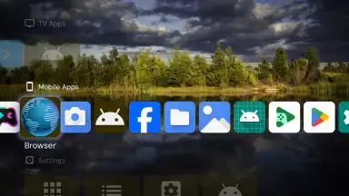 Capture d'écran de Projectivy Launcher 3
