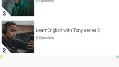 Capture d'écran de LearnEnglish Podcasts 1