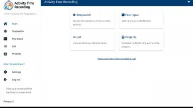 Capture d'écran de aTimeRecording - Online Time Tracking 4