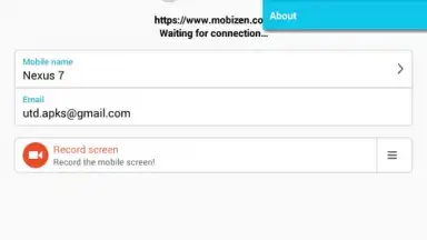 Capture d'écran de Mobizen Screen Recorder 2