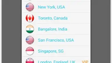 Capture d'écran de SuperVPN 4