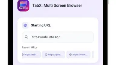 Capture d'écran de TabX: Multi Screen Browser 6
