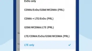 Capture d'écran de Force 4G/LTE Only Mode 2