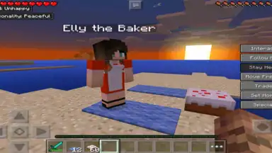Capture d'écran de Minecraft Comes Alive PE Mod 2